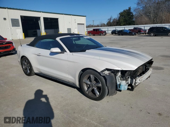 2017 Ford Mustang V6 with VIN 1FATP8EM2H5226404, listed as a Copart auction lot 43630565 with 155,477 mi miles and Salvage Title. Bid and sale history available at carsss.com. Image 4.