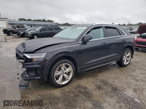 2023 Audi Q8 Premium with VIN WA1AVBF18PD012590, listed as a Copart auction lot 79244534 with Not provided miles and Salvage title. Bid and sale history available at DreamBid. Image 1.