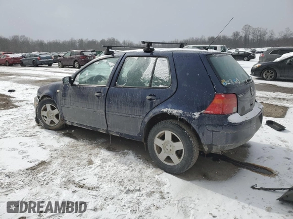 2000 Volkswagen Golf z VIN WVWGC21J1YW247691, wystawiony jako Copart lot #45855605 z przebiegiem Nie podano mil oraz Szkoda całkowita • Salvage title. Historia ofert i sprzedaży dostępna na DreamBid. Obrazek 2.