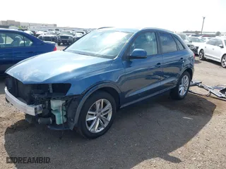 2017 Audi Q3 Premium with VIN WA1ECCFS6HR000870, listed as a IAAI auction lot 42028017 with 103,930 mi miles. Bid and sale history available at carsss.com. Image 2.