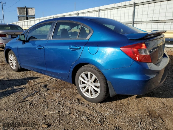 2012 Honda Civic Sdn EX-L with VIN 19XFB2F92CE314749, listed as a Copart auction lot 52286455 with 175,446 mi miles and Clean Title. Bid and sale history available at carsss.com. Image 2.