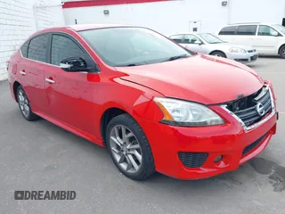 2015 Nissan Sentra S with VIN 3N1AB7AP8FY239655, listed as a IAAI auction lot 41982460 with 110,894 mi miles. Bid and sale history available at carsss.com. Image 1.