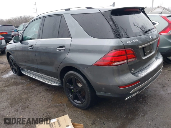 2018 Mercedes-Benz GLE 350 with VIN 4JGDA5HB3JB064259, listed as a IAAI auction lot 41502169 with 111,196 mi miles and . Bid and sale history available at DreamBid. Image 3.