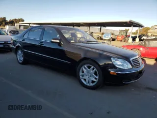 2003 Mercedes-Benz S-Class 4.3L with VIN WDBNG70J63A341497, listed as a Copart auction lot 89241655 with 88,288 mi miles and Salvage Title. Bid and sale history available at carsss.com. Image 4.