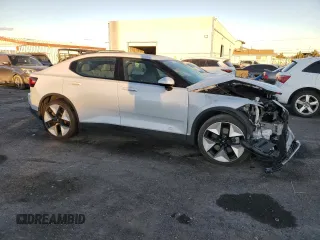 2023 Polestar 2 with VIN YSMED3KA1PL125250, listed as a Copart auction lot 79345254 with 37,164 mi miles and Salvage Title. Bid and sale history available at carsss.com. Image 4.