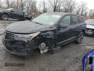 2025 Acura RDX w/A-Spec Pkg with VIN 5J8TC2H66SL000192, listed as a Copart auction lot 48537155 with 2,941 mi miles and Salvage Title. Bid and sale history available at carsss.com. Image 1.