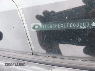 2014 Toyota Corolla L z VIN 5YFBURHEXEP003003, wystawiony jako IAAI lot #42615023 z przebiegiem 224 631 mil mil oraz . Historia ofert i sprzedaży dostępna na DreamBid. Obrazek 9.