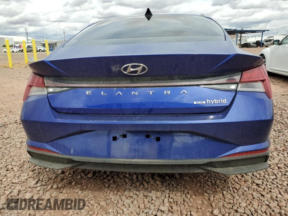 2023 Hyundai Elantra Blue z VIN KMHLM4AJ7PU077401, wystawiony jako Copart lot #49180065 z przebiegiem 55 927 mil mil oraz Szkoda całkowita • Salvage title. Historia ofert i sprzedaży dostępna na DreamBid. Obrazek 6.