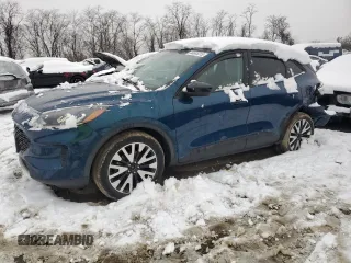 2020 Ford Escape SE Sport Hybrid with VIN 1FMCU9BZ7LUB77042, listed as a Copart auction lot 44685315 with 73,028 mi miles and Salvage Title. Bid and sale history available at carsss.com. Image 1.