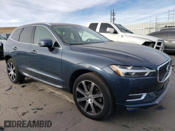 2020 Volvo XC60 Inscription with VIN YV4A22RLXL1579663, listed as a Copart auction lot 84971664 with 28,808 mi miles and Salvage title. Bid and sale history available at DreamBid. Image 4.