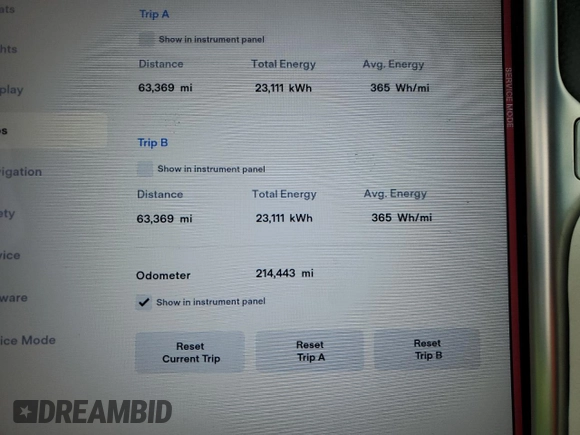 2017 Tesla Model X 90D z VIN 5YJXCBE22HF076134, wystawiony jako Copart lot #41828555 z przebiegiem 214 443 mil mil oraz Szkody całkowita. Historia ofert i sprzedaży dostępna na DreamBid. Obrazek 9.