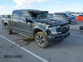 2018 Ford F-150 XL with VIN 1FTEW1EP3JKC92068, listed as a IAAI auction lot 41050274 with 190,478 mi miles. Bid and sale history available at carsss.com. Image 1.