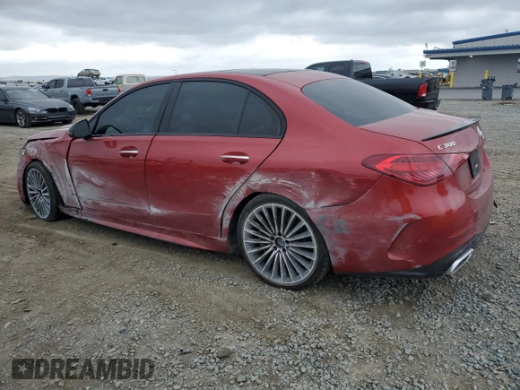 2023 Mercedes-Benz C 300 с VIN W1KAF4HB5PR080665, выставлен на аукционе Copart как лот 55950855 с пробегом 61 804 миль миль и Списание • Salvage title. История ставок и продаж доступна на DreamBid. Изображение 2.