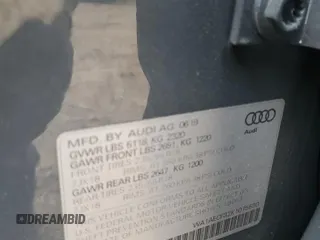2019 Audi Q3 Premium z VIN WA1AECF32K1075590, wystawiony jako Copart lot #52745635 z przebiegiem 69 256 mil mil oraz Szkoda całkowita • Salvage title. Historia ofert i sprzedaży dostępna na DreamBid. Obrazek 15.
