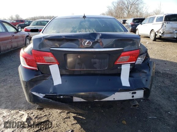 2011 Lexus ES with VIN JTHBK1EGXB2460268, listed as a Copart auction lot 45164405 with 138,896 mi miles and Salvage Title. Bid and sale history available at carsss.com. Image 6.