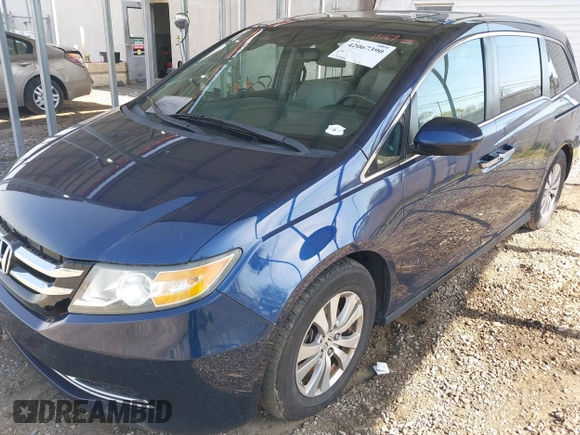 2014 Honda Odyssey EX-L with VIN 5FNRL5H66EB080708, listed as a IAAI auction lot 42067390 with 175,916 mi miles and . Bid and sale history available at carsss.com. Image 17.