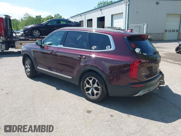 2020 Kia Telluride EX with VIN 5XYP3DHC9LG003327, listed as a IAAI auction lot 42387615 with 87,858 mi miles and . Bid and sale history available at DreamBid. Image 3.