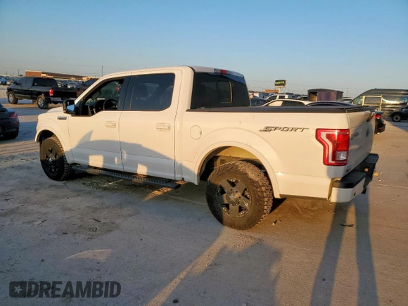 2016 Ford F-150 XL with VIN 1FTEW1CF7GKD22532, listed as a Copart auction lot 53856915 with 202,289 mi miles and Salvage Title. Bid and sale history available at carsss.com. Image 2.