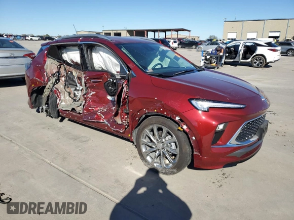 2024 Buick Encore GX Avenir with VIN KL4AMFSL3RB058327, listed as a Copart auction lot 81272264 with 5,648 mi miles and Salvage title. Bid and sale history available at DreamBid. Image 4.