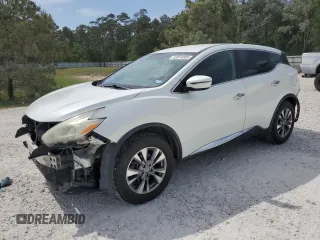 2016 Nissan Murano SL z VIN 5N1AZ2MG2GN141285, wystawiony jako Copart lot #53554805 z przebiegiem 196 098 mil mil oraz Szkoda całkowita • Salvage title. Historia ofert i sprzedaży dostępna na DreamBid. Obrazek 1.