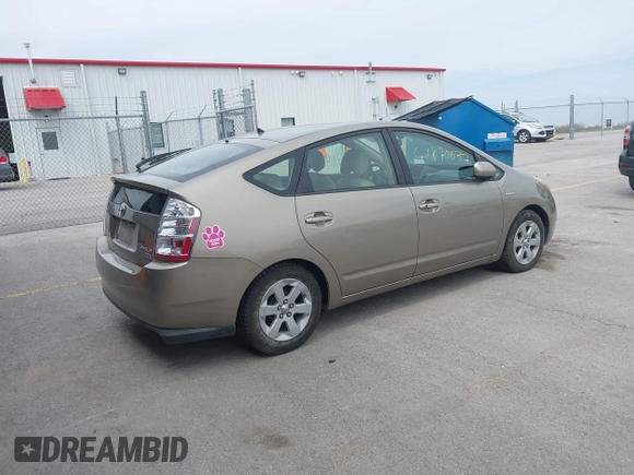 2007 Toyota Prius with VIN JTDKB20U777589888, listed as a IAAI auction lot 41870677 with 251,590 mi miles. Bid and sale history available at carsss.com. Image 4.