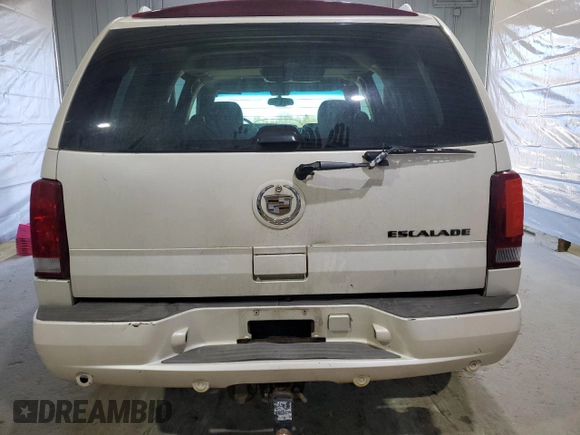 2005 Cadillac Escalade with VIN 1GYEK63NX5R110755, listed as a Copart auction lot 53097415 with 230,172 mi miles and Salvage title. Bid and sale history available at DreamBid. Image 6.