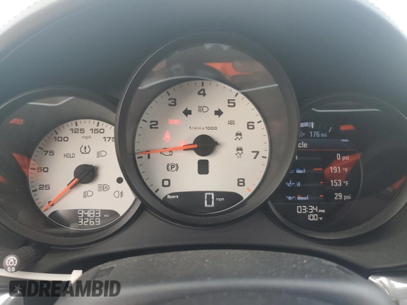 2023 Porsche Boxster with VIN WP0CA2A81PS205206, listed as a Copart auction lot 59809215 with 9,483 mi miles and Salvage title. Bid and sale history available at DreamBid. Image 9.