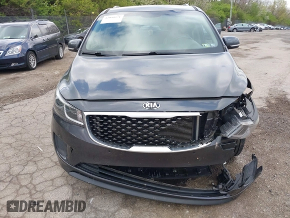 2017 Kia Sedona LX with VIN KNDMB5C14H6239766, listed as a IAAI auction lot 42049371 with 105,101 mi miles. Bid and sale history available at carsss.com. Image 13.