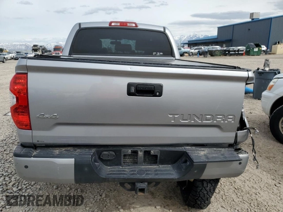 2016 Toyota Tundra 4WD Truck Platinum with VIN 5TFAW5F16GX550370, listed as a Copart auction lot 50226495 with 111,812 mi miles and Salvage Title. Bid and sale history available at carsss.com. Image 6.
