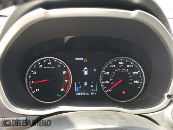 2018 Mitsubishi Eclipse Cross SE with VIN JA4AT5AA0JZ069181, listed as a Copart auction lot 58048055 with 86,848 mi miles and Salvage title. Bid and sale history available at DreamBid. Image 9.