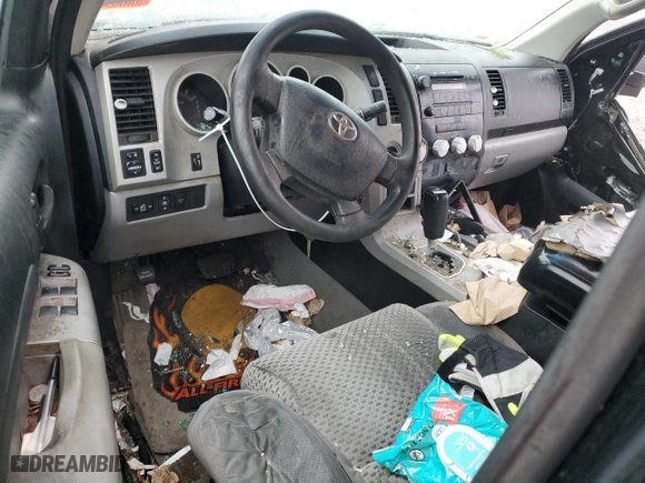 2007 Toyota Tundra SR5 with VIN 5TBDV54107S470838, listed as a Copart auction lot 84100614 with 153,262 mi miles and Salvage Title. Bid and sale history available at carsss.com. Image 8.