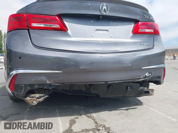2020 Acura TLX Advance with VIN 19UUB3F8XLA002011, listed as a IAAI auction lot 42687511 with 85,540 mi miles and . Bid and sale history available at DreamBid. Image 17.