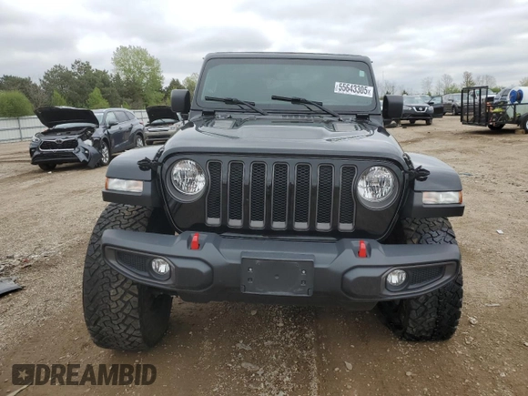 2021 Jeep Wrangler Unlimited Rubicon z VIN 1C4HJXFN1MW793064, wystawiony jako Copart lot #55643305 z przebiegiem 51 944 mil mil oraz Szkoda całkowita • Salvage title. Historia ofert i sprzedaży dostępna na DreamBid. Obrazek 5.