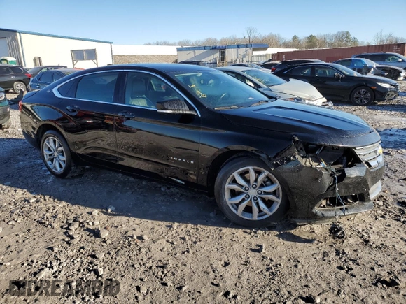 2017 Chevrolet Impala LT with VIN 2G1105SA0H9166200, listed as a Copart auction lot 89183815 with 176,459 mi miles and Salvage Title. Bid and sale history available at DreamBid. Image 4.