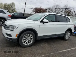 2018 Volkswagen Tiguan S with VIN 3VV1B7AXXJM056479, listed as a Copart auction lot 53113125 with 99,367 mi miles and Salvage title. Bid and sale history available at DreamBid. Image 1.