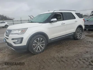 2017 Ford Explorer Platinum z VIN 1FM5K8HT3HGD16732, wystawiony jako Copart lot #44816295 z przebiegiem 122 412 mil mil oraz Szkoda całkowita • Salvage title. Historia ofert i sprzedaży dostępna na DreamBid. Obrazek 1.