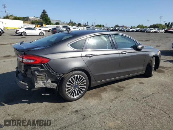 2018 Ford Fusion Titanium with VIN 3FA6P0D95JR188357, listed as a Copart auction lot 55994895 with 123,214 mi miles and Salvage title. Bid and sale history available at DreamBid. Image 3.