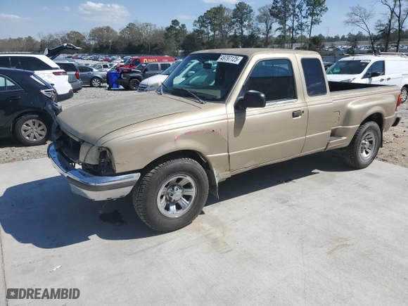 2001 Ford Ranger XL with VIN 1FTYR14V71PB37725, listed as a Copart auction lot 49797125 with 153,023 mi miles and Salvage Title. Bid and sale history available at carsss.com. Image 1.