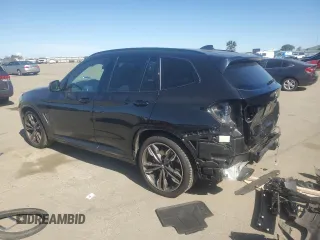 2020 BMW X3 M40i with VIN 5UXTY9C01L9B03869, listed as a Copart auction lot 46637515 with 57,052 mi miles and Salvage Title. Bid and sale history available at DreamBid. Image 2.