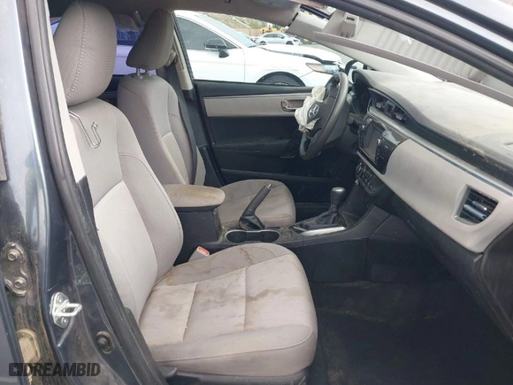 2015 Toyota Corolla L with VIN 2T1BURHE7FC314387, listed as a IAAI auction lot 41774569 with 1 mi miles. Bid and sale history available at carsss.com. Image 5.