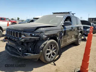2023 Jeep Grand Cherokee Limited с VIN 1C4RJHBG7PC643161, выставлен на аукционе Copart как лот 64201035 с пробегом 18 074 миль миль и Списание • Salvage title. История ставок и продаж доступна на DreamBid. Изображение 1.