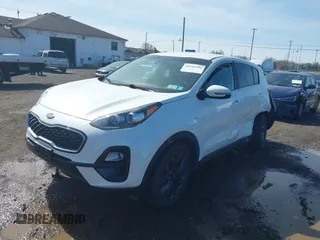 2022 Kia Sportage LX with VIN KNDPMCACXN7978467, listed as a IAAI auction lot 41945506 with 24,508 mi miles. Bid and sale history available at carsss.com. Image 2.
