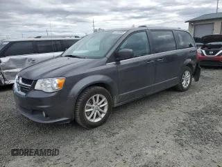 2018 Dodge Grand Caravan SXT z VIN 2C4RDGCG8JR300180, wystawiony jako Copart lot #52592655 z przebiegiem 122 860 mil mil oraz Szkody całkowita. Historia ofert i sprzedaży dostępna na DreamBid. Obrazek 1.