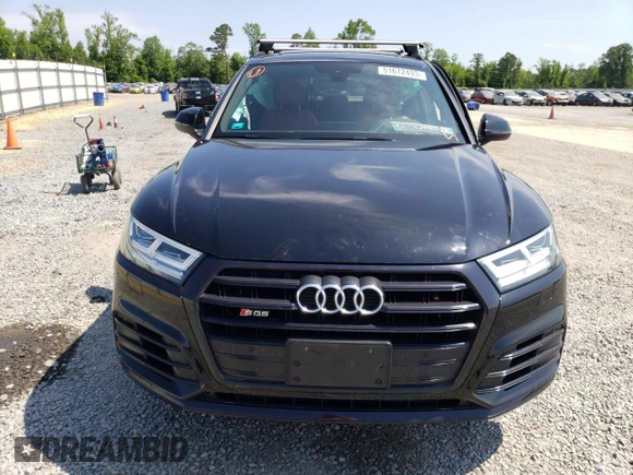 2020 Audi SQ5 Premium Plus with VIN WA1B4AFY2L2056718, listed as a Copart auction lot 51672493 with 26,897 mi miles. Bid and sale history available at carsss.com. Image 5.