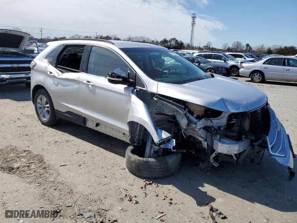 2015 Ford Edge SEL with VIN 2FMTK4J92FBB41263, listed as a Copart auction lot 48194025 with 53,566 mi miles and Salvage Title. Bid and sale history available at carsss.com. Image 4.