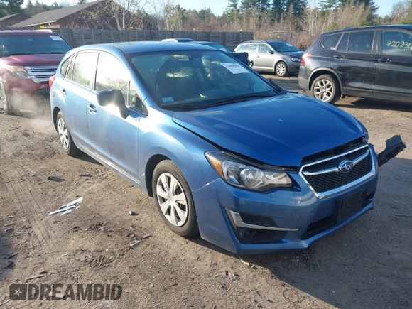 2015 Subaru Impreza 2.0i z VIN JF1GPAA65FH305416, wystawiony jako IAAI lot #42098424 z przebiegiem 120 153 mil mil oraz . Historia ofert i sprzedaży dostępna na DreamBid. Obrazek 1.