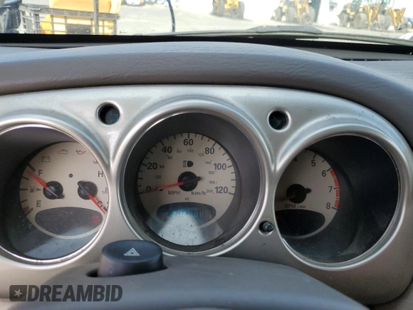 2001 Chrysler PT Cruiser with VIN 3C8FY4BB31T565483, listed as a Copart auction lot 79057824 with 216,188 mi miles and Salvage Title. Bid and sale history available at DreamBid. Image 9.
