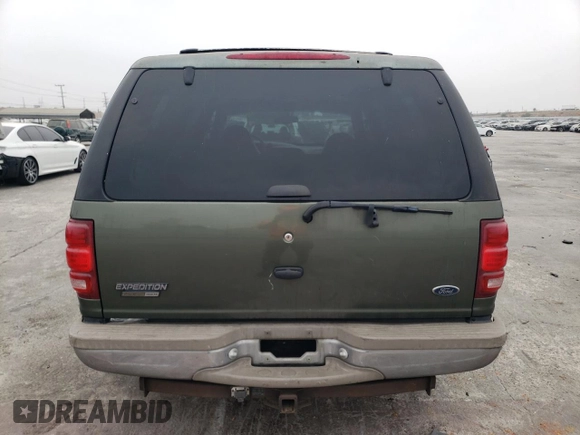 2001 Ford Expedition Eddie Bauer with VIN 1FMRU17L81LA85456, listed as a Copart auction lot 75678844 with 218,070 mi miles and Salvage title. Bid and sale history available at DreamBid. Image 6.