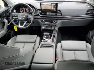 2021 Audi Q5 Premium Plus with VIN WA1E2AFY2M2125640, listed as a Copart auction lot 85183034 with 64,290 mi miles and Salvage Title. Bid and sale history available at carsss.com. Image 8.
