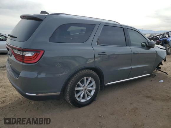 2020 Dodge Durango SXT with VIN 1C4RDHAG0LC228668, listed as a Copart auction lot 84631374 with 73,853 mi miles and Salvage title. Bid and sale history available at DreamBid. Image 3.